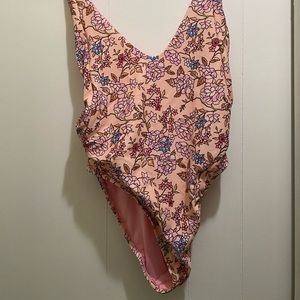 Like new floral one piece RisK swimsuit